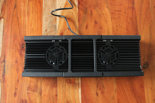 Reef Flare Pro L Lampenschirm – Blendschutz | stabile 4‑Seiten‑Halterung, weniger Streulicht